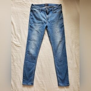 Abercrombie & Fitch Women's Blue Jean Leggings Mid Rise Size 29